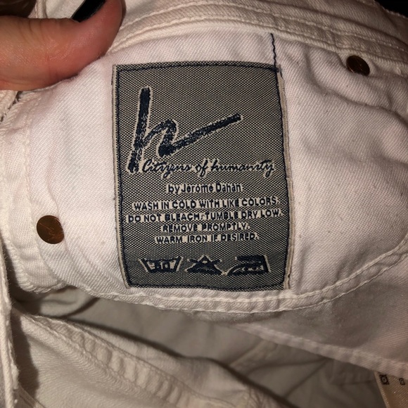 Citizens of Humanity White Bootcut Jeans Size 29 - Picture 5 of 6
